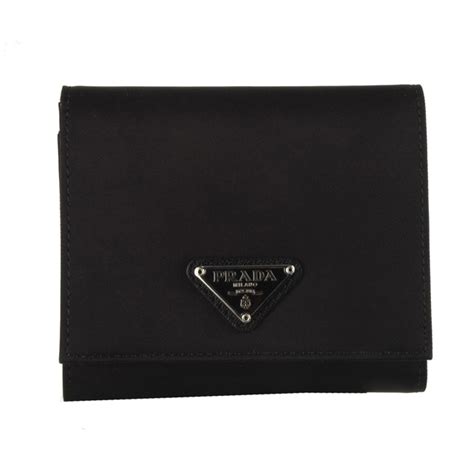 prada tessuto nylon wallet|prada nylon wallet trifold.